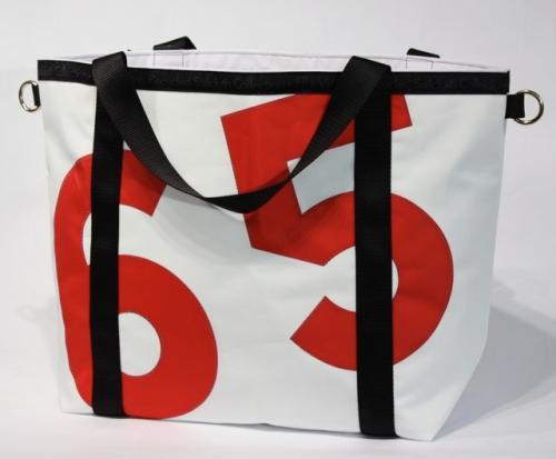 Personalized Ella Vickers Sailcloth Tote Bag With Oversized Letters Or ...