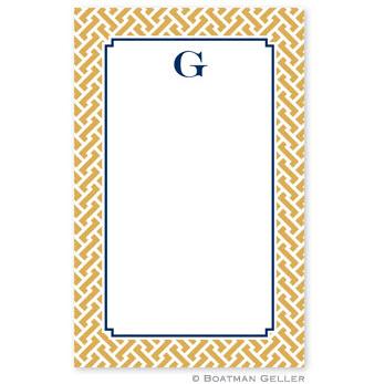 Boatman Geller Notepad in Stella Gold   Office Supplies > General Supplies > Paper Products > Notebooks & Notepads