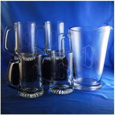 Monogrammed Tailgate Pitcher Set  Home & Garden > Kitchen & Dining > Barware