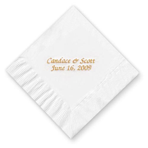 Embossed Graphics Expression Napkin- Foil Pressed  Arts & Entertainment > Party & Celebration