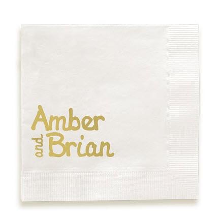 Embossed Graphics Luxe Foil Stamped Napkins  Arts & Entertainment > Party & Celebration