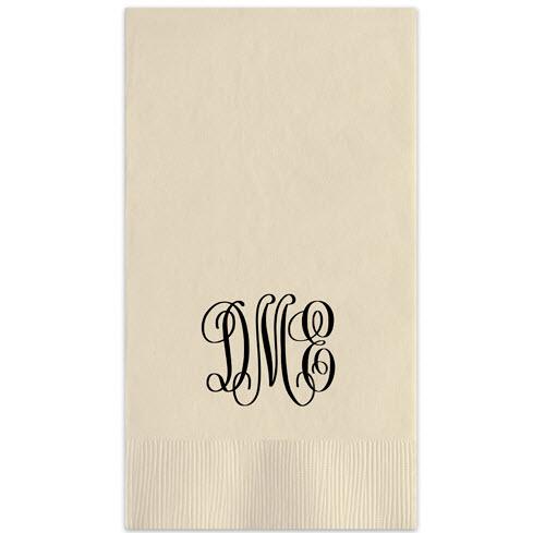 Embossed Graphics Classic Monogram Foil Guest Towels  Home & Garden