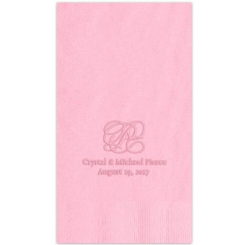 Embossed Graphics Estate Embossed Guest Towel  Arts & Entertainment > Party & Celebration