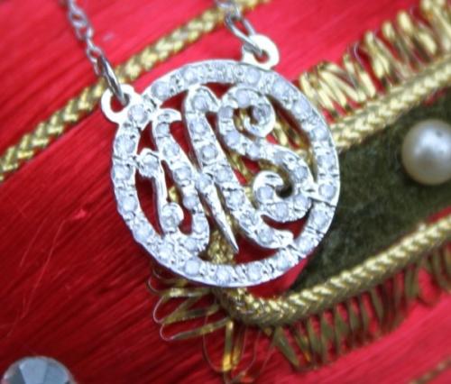 Diamond Necklace With Initial Photos