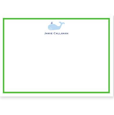 Boatman Geller Whale Flat Card  Office Supplies > General Supplies > Paper Products > Stationery