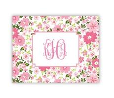 Boatman Geller Caroline Floral Pink Foldover Note  Office Supplies > General Supplies > Paper Products > Stationery