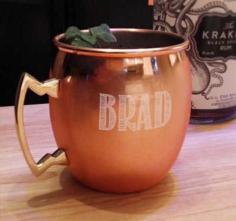 Personalized Copper (Moscow) Kiev Mule Cocktail Mug  Home & Garden > Kitchen & Dining > Tableware > Drinkware > Tankards & Beer Steins