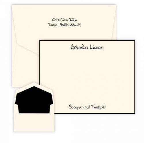 Embossed Graphics Highland Card with Raised Ink  Office Supplies > General Supplies > Paper Products > Stationery