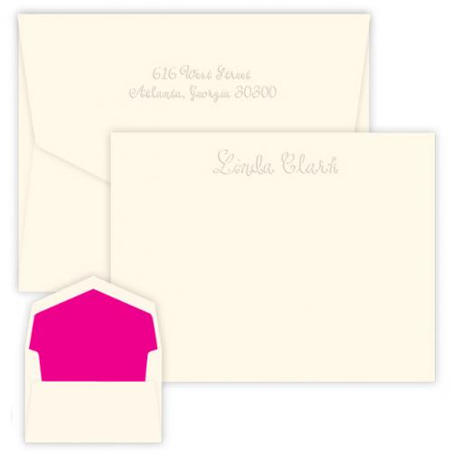 Embossed Graphics Dunbar Correspondence Card  Office Supplies > General Supplies > Paper Products > Stationery