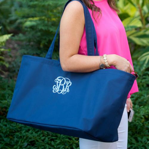 Personalized Navy Blue Ultimate Tote