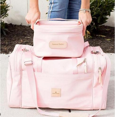 Jon Hart Designs Personalized Medium Square Duffle  Luggage & Bags > Duffel Bags